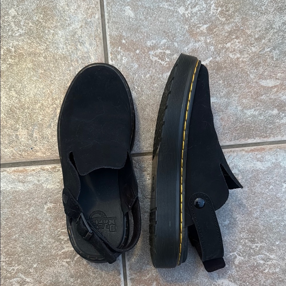 Dr. Martens Black Slip-On Shoes